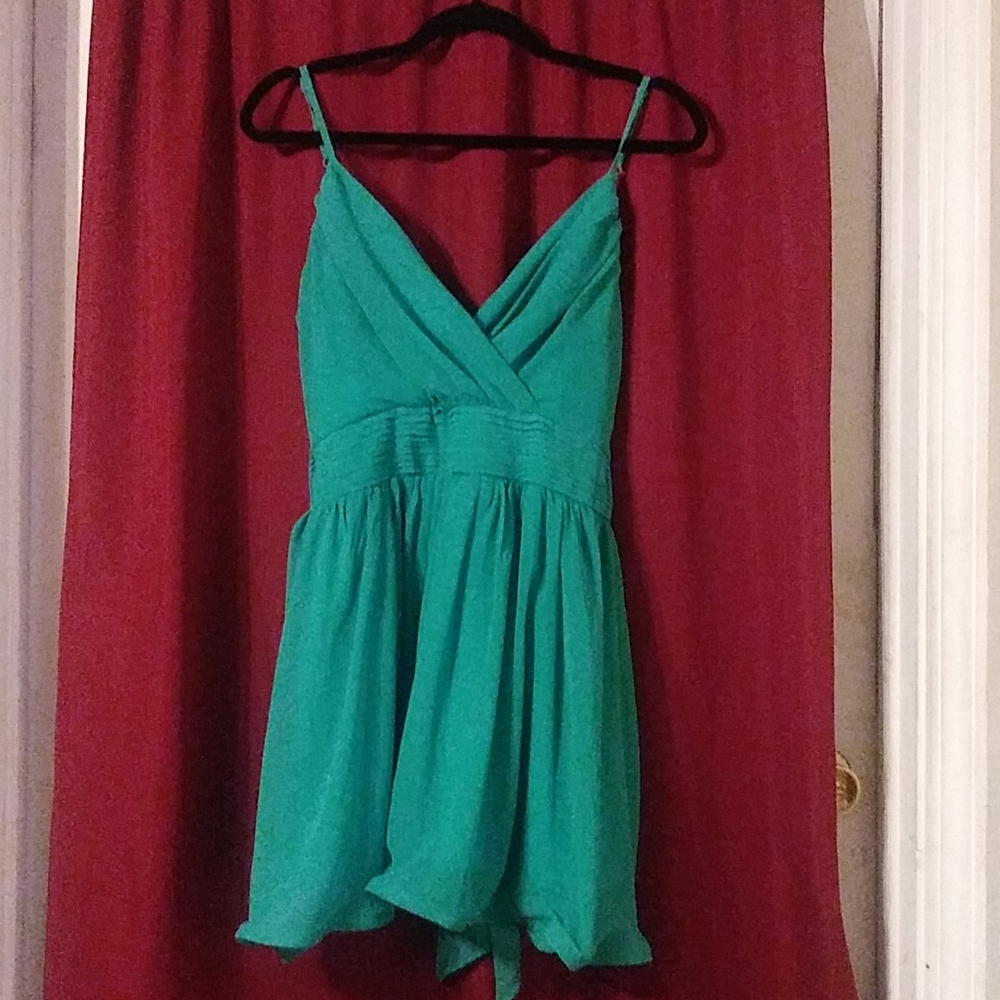 Gorgeous Guess Teal Dress Sz Large - Picture 1 of 2